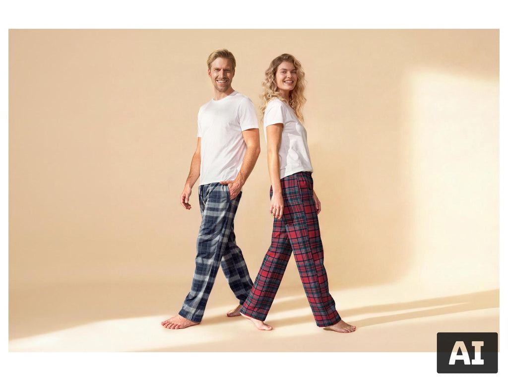 Bas de pyjama en flanelle femme