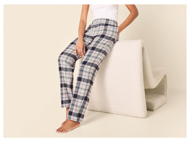 Bas de pyjama en flanelle femme