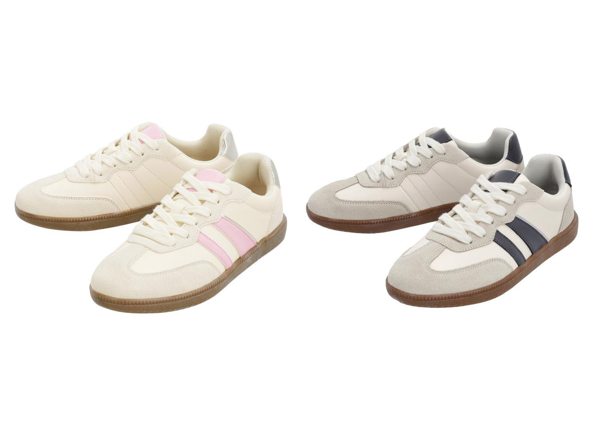 Baskets femme en cuir