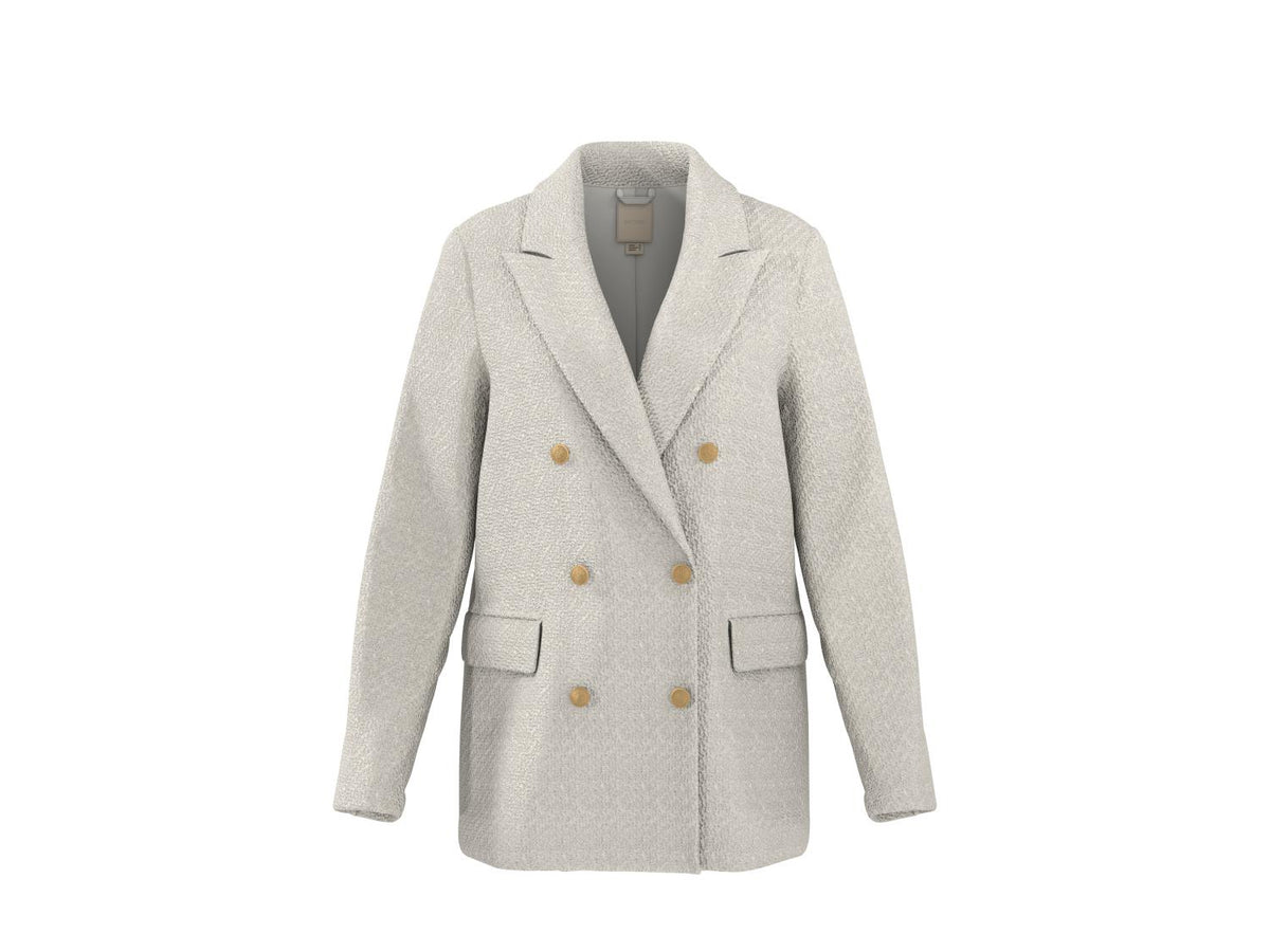 Blazer en bouclette femme