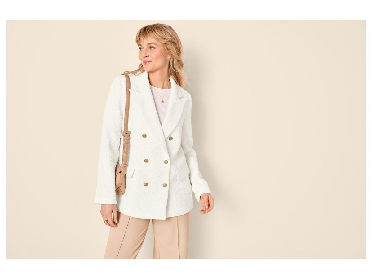 Blazer en bouclette femme