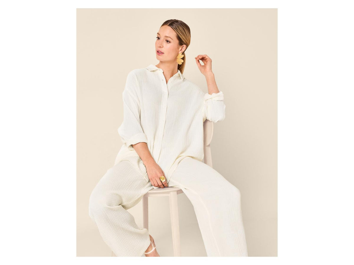 Blouse en mousseline femme