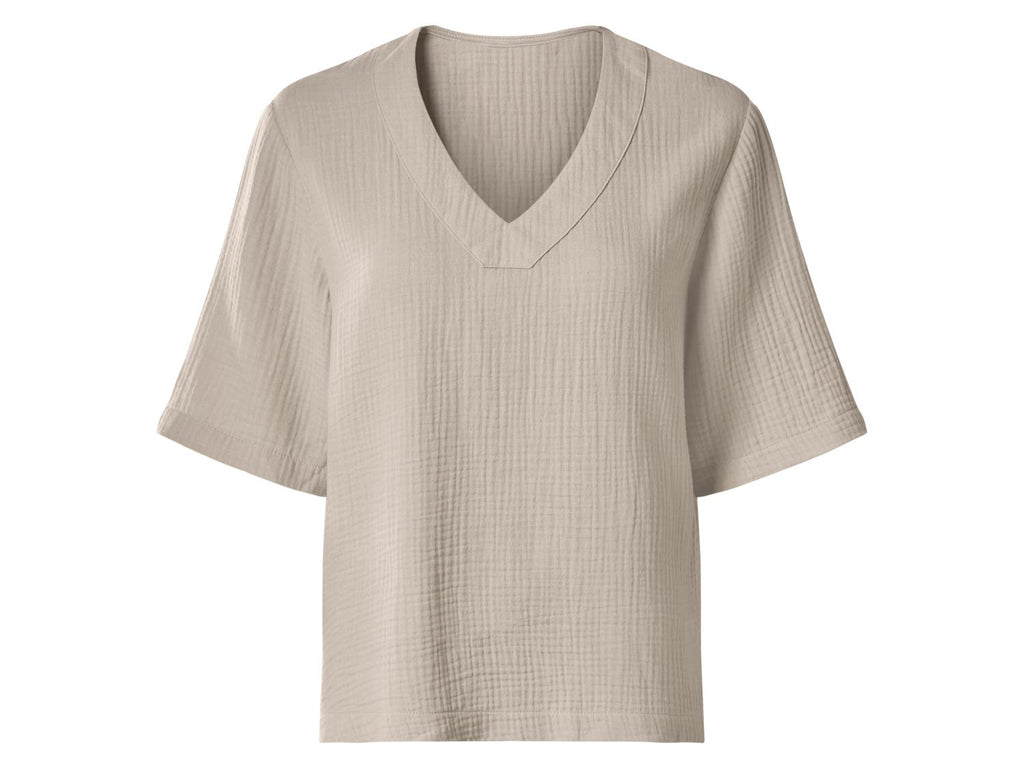Blouse en mousseline pour femme