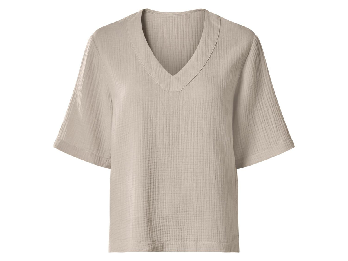 Blouse en mousseline pour femme