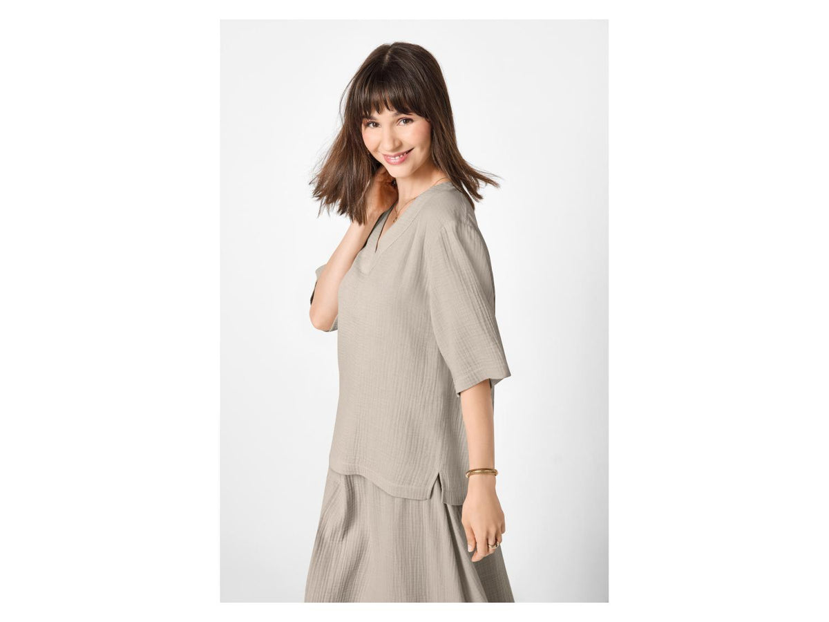 Blouse en mousseline pour femme