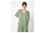 Blouse en mousseline pour femme