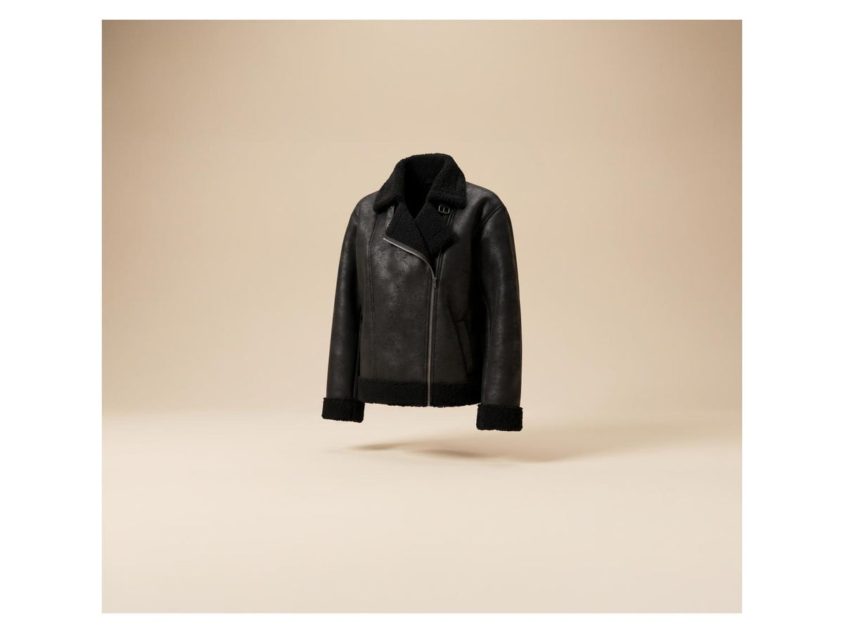 Blouson motard femme