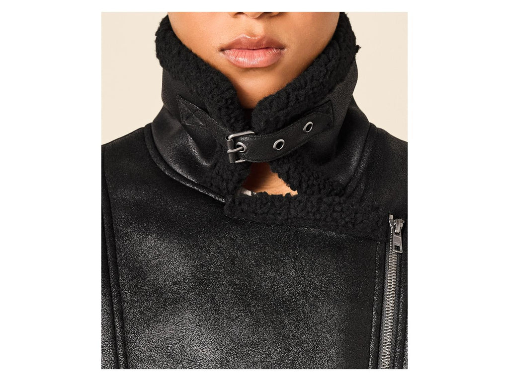 Blouson motard femme
