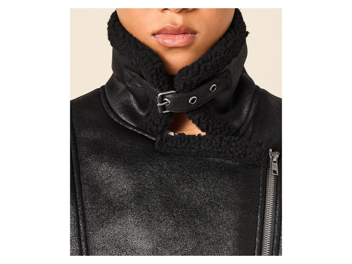 Blouson motard femme