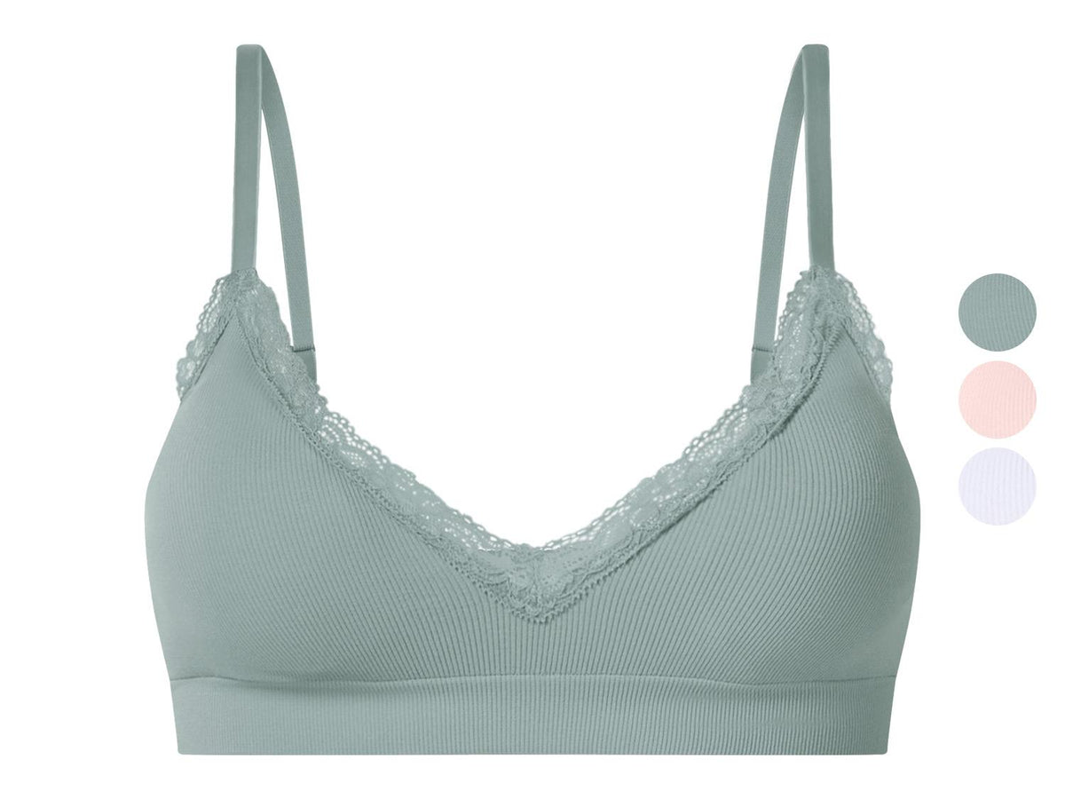 Brassière côtelée femme