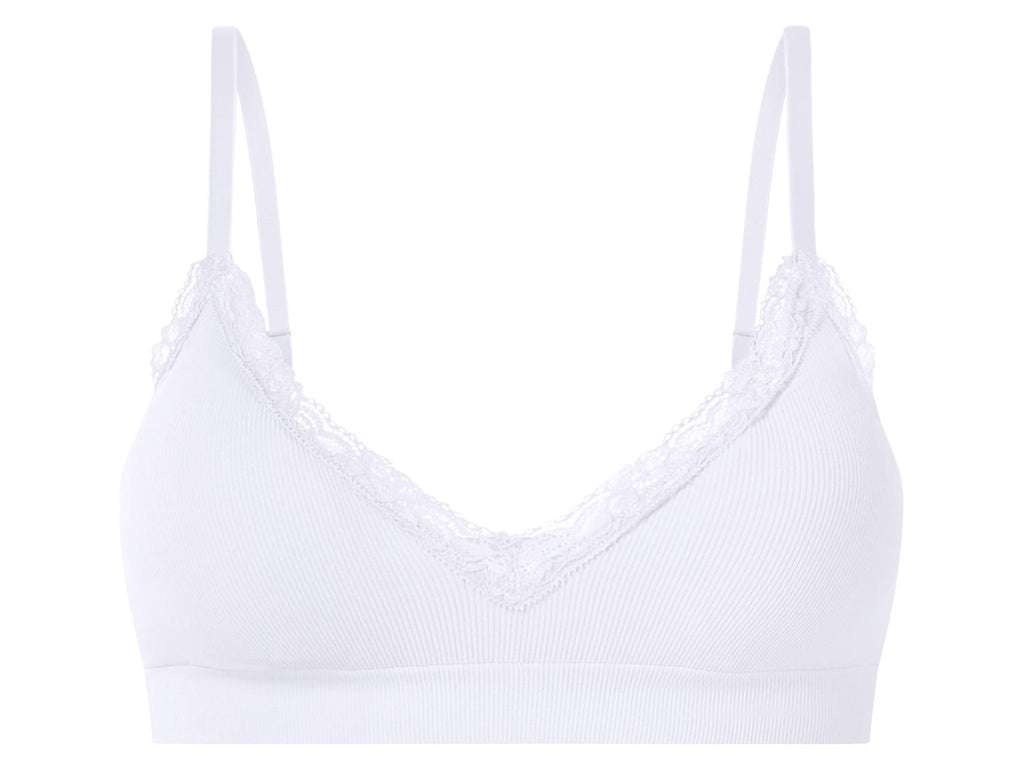 Brassière côtelée femme
