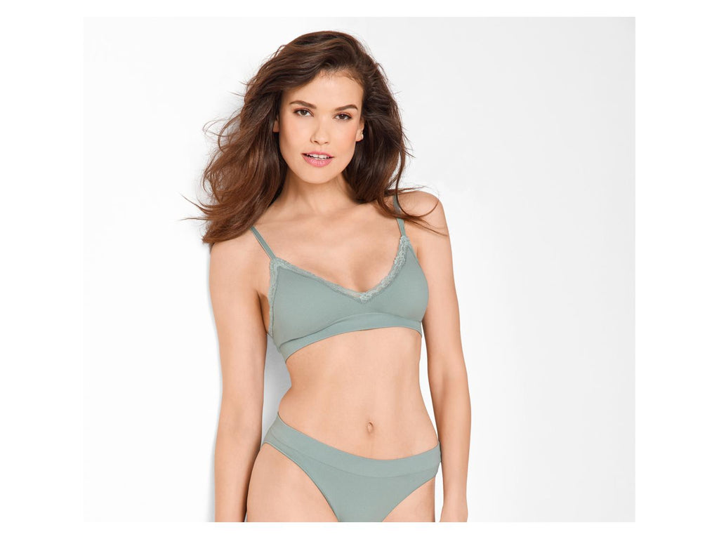 Brassière côtelée femme