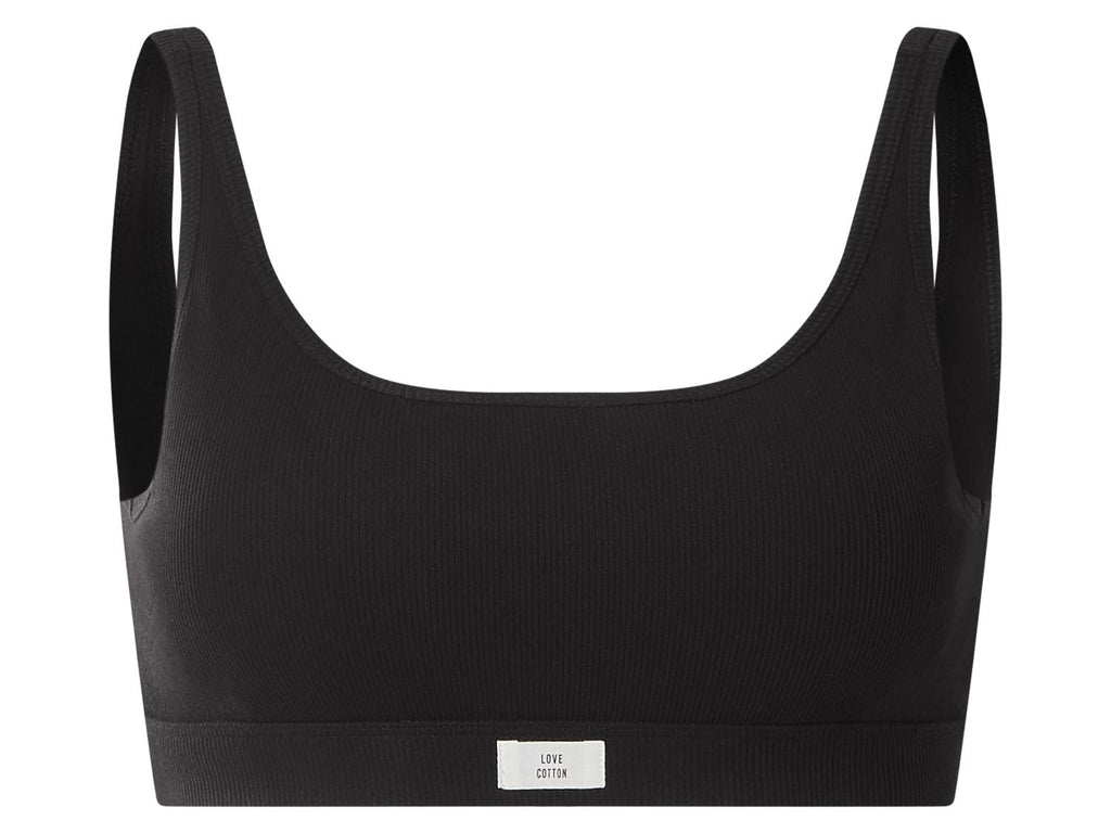 Brassière côtelée femme