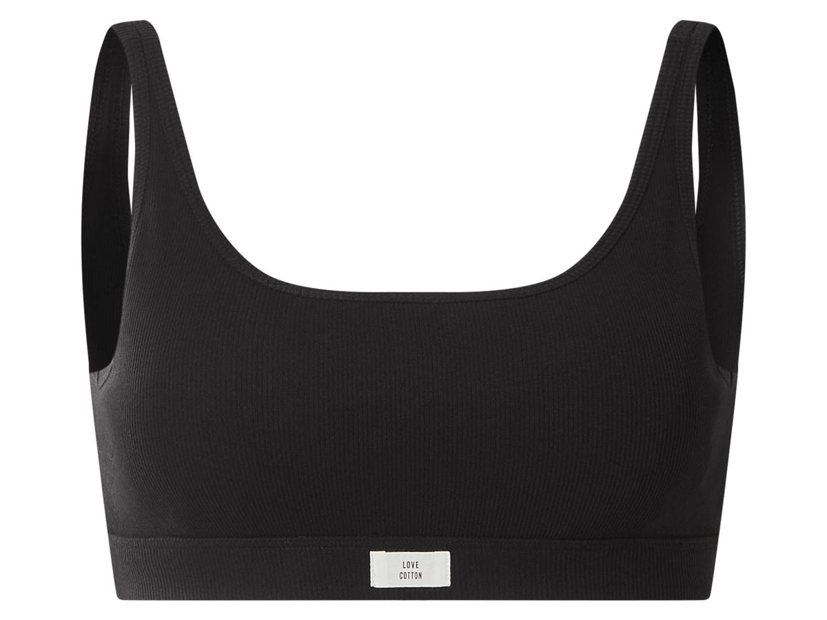 Brassière côtelée femme