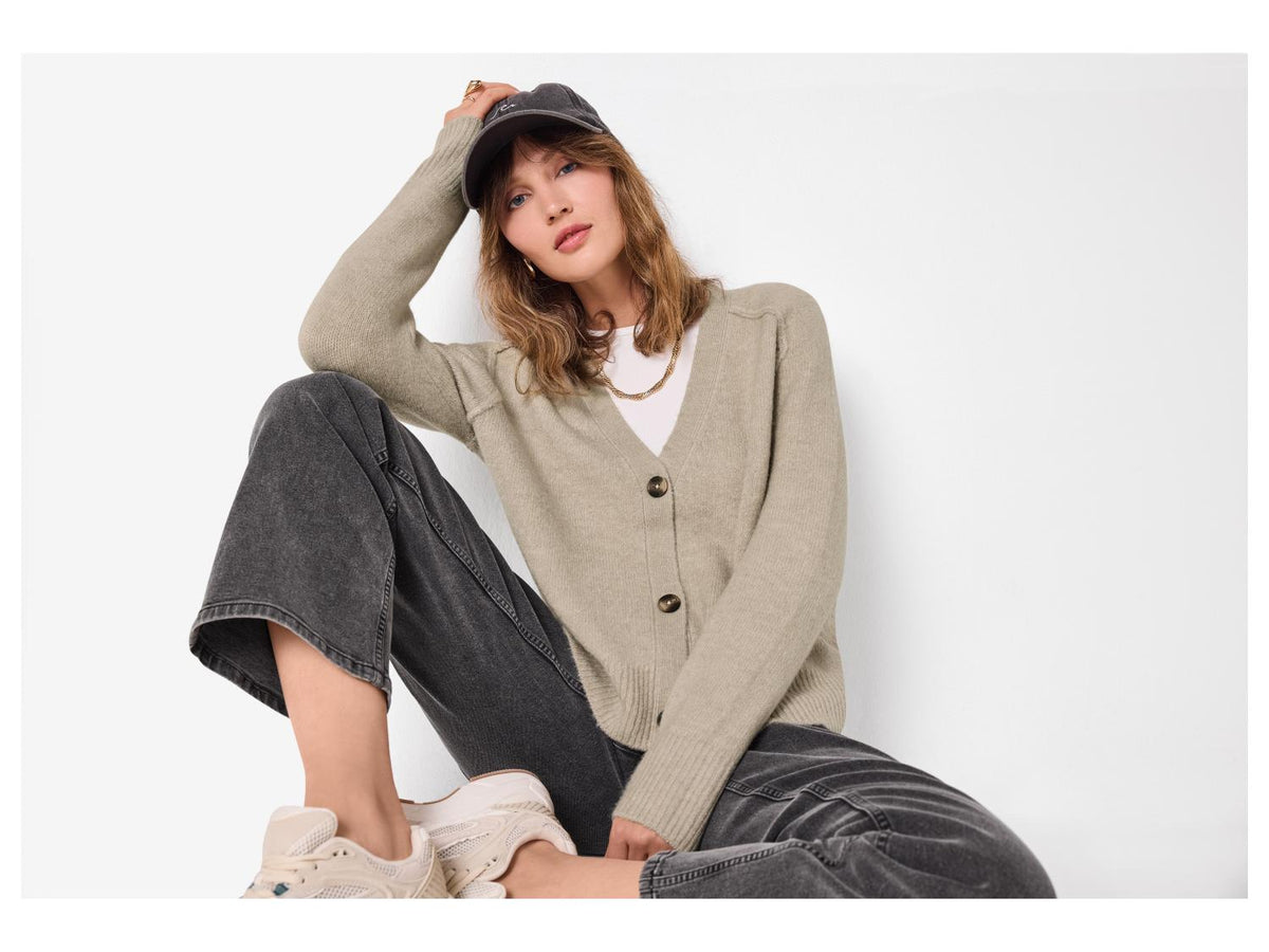 Cardigan en gros tricot pour femme