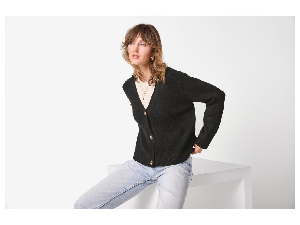 Cardigan en gros tricot pour femme