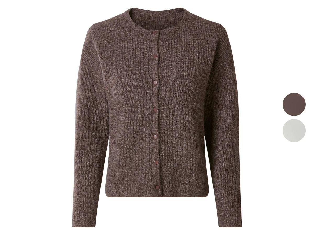 Cardigan en maille avec laine femme