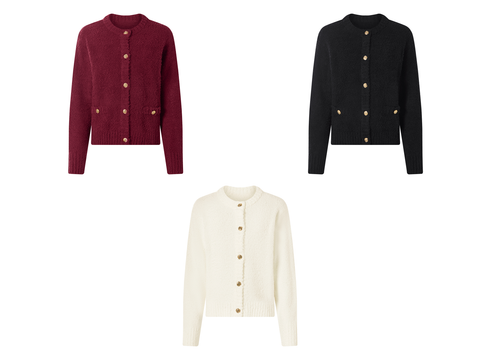 Cardigan en peluche femme