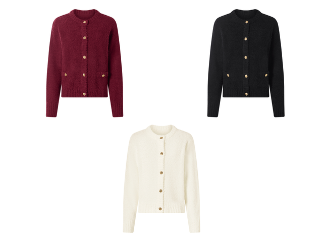 Cardigan en peluche femme