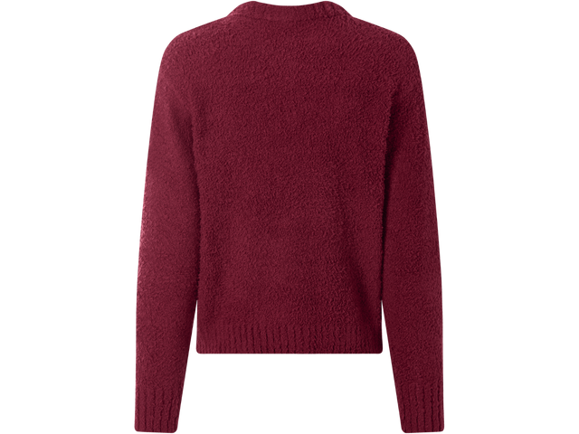Cardigan en peluche femme