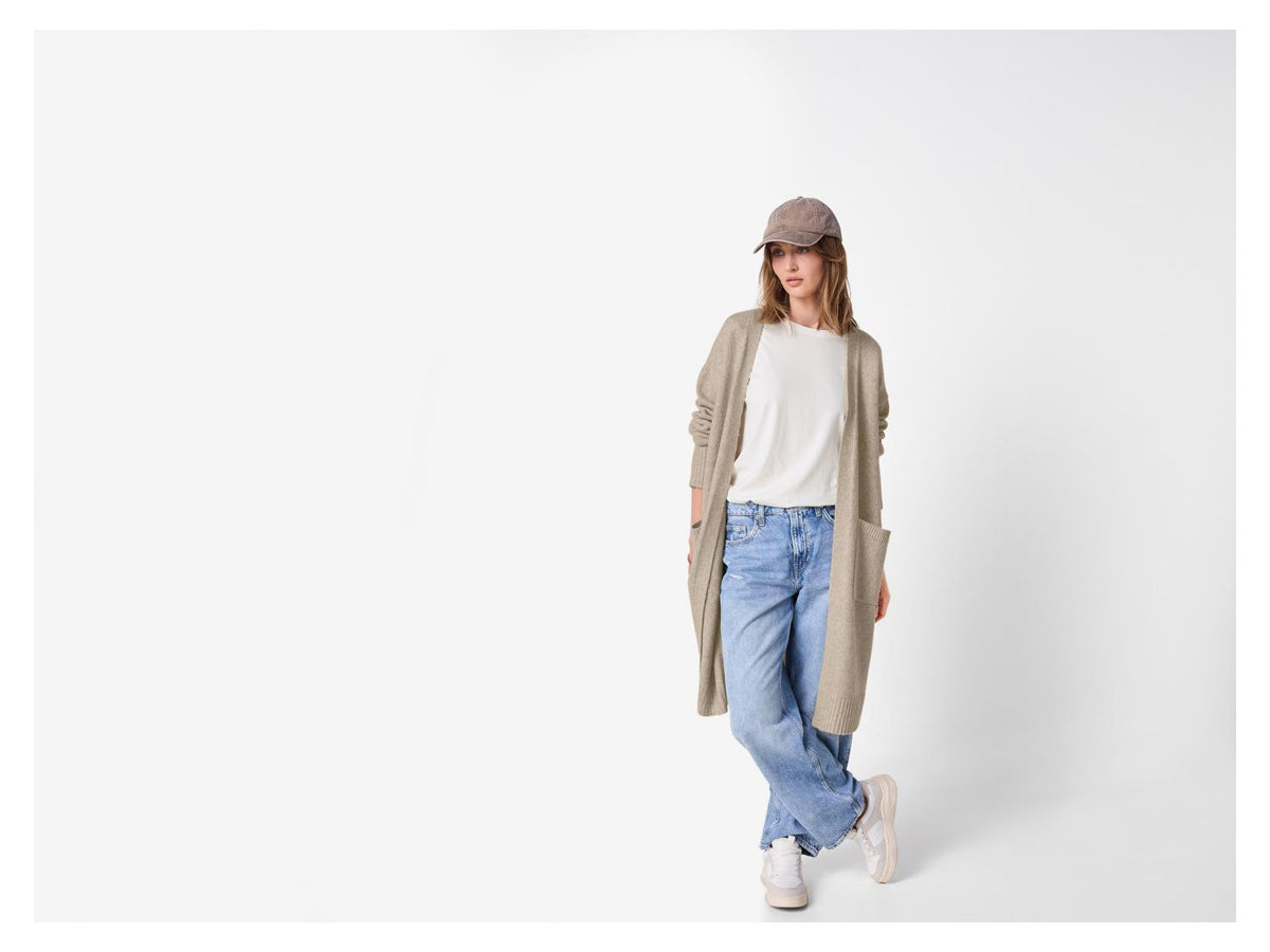 Cardigan long femme