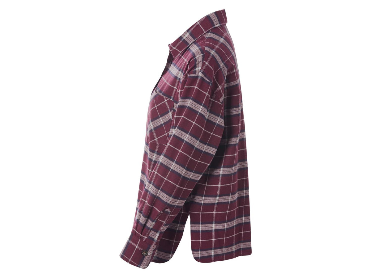 Chemise en flanelle oversize femme