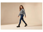 Chemise en flanelle oversize femme