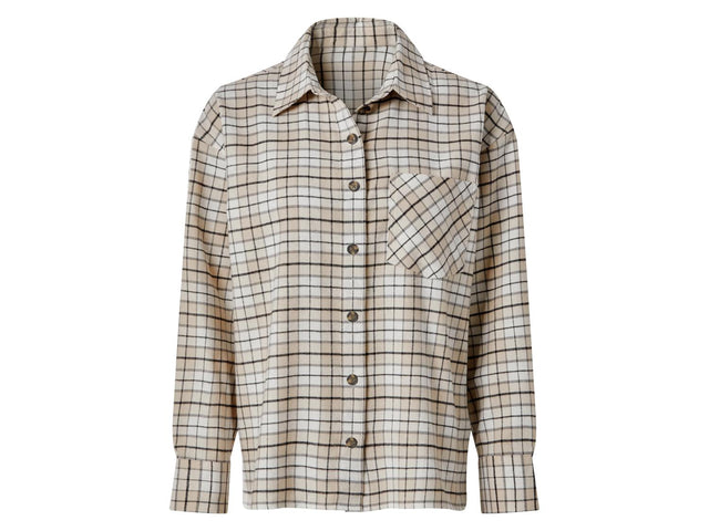 Chemise en flanelle oversize femme