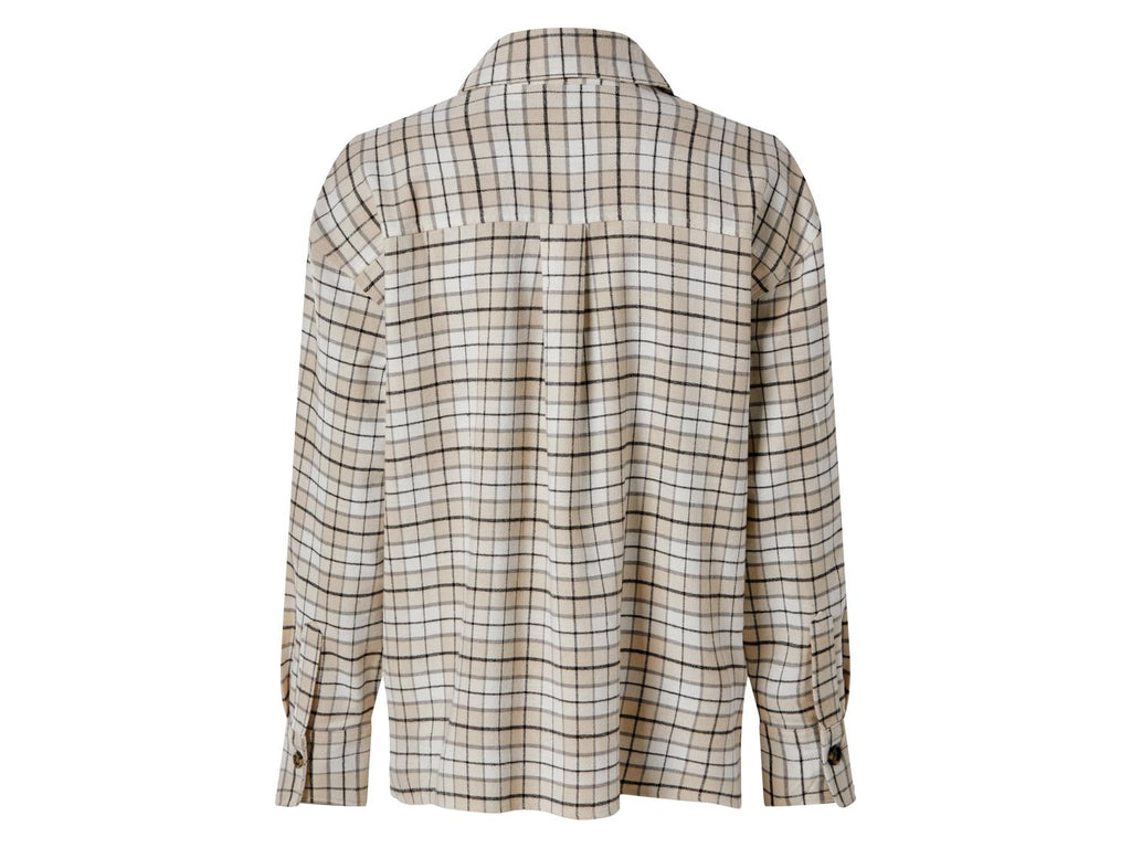 Chemise en flanelle oversize femme