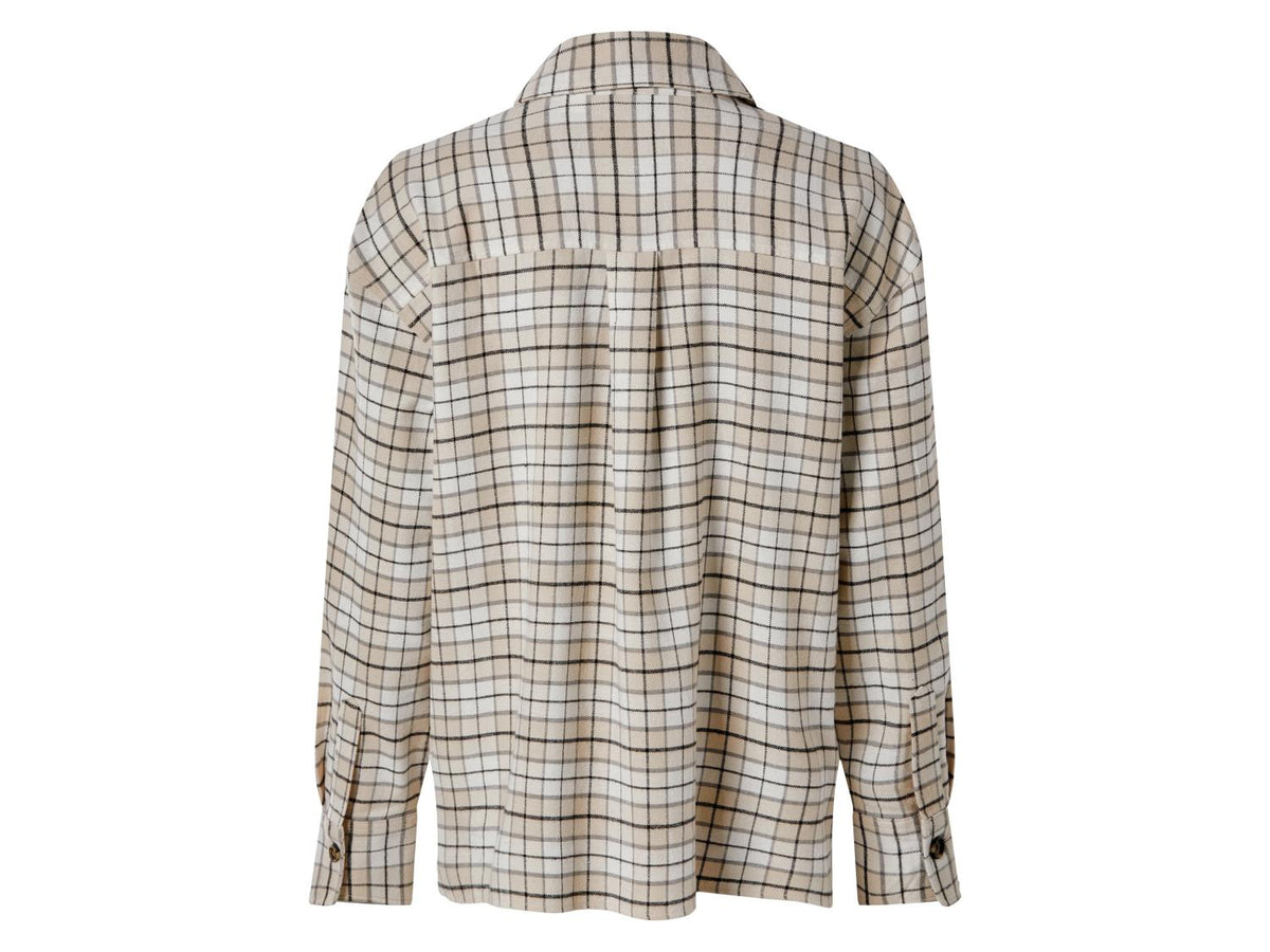 Chemise en flanelle oversize femme