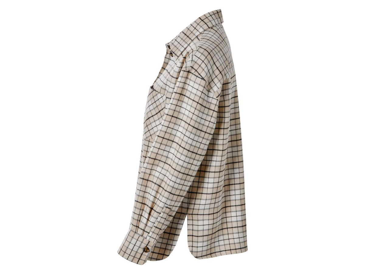 Chemise en flanelle oversize femme