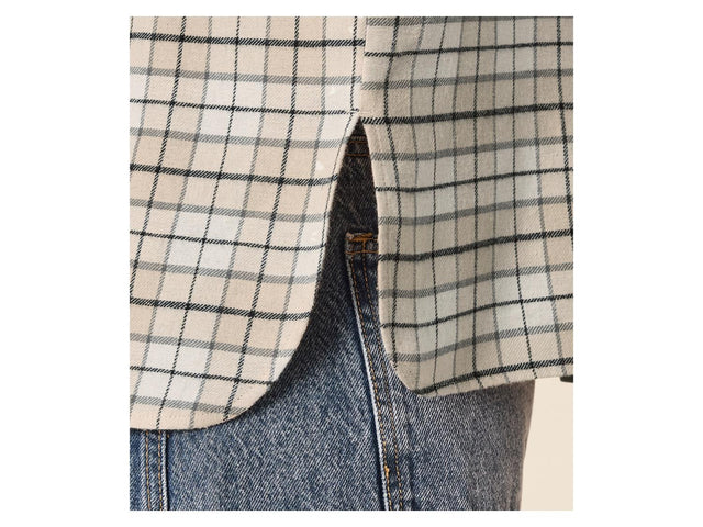 Chemise en flanelle oversize femme