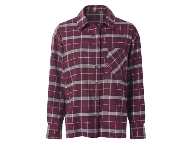 Chemise en flanelle oversize femme