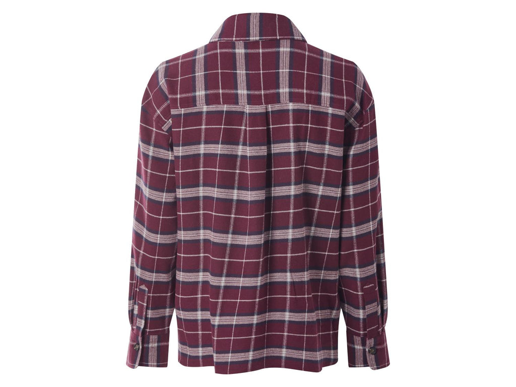 Chemise en flanelle oversize femme