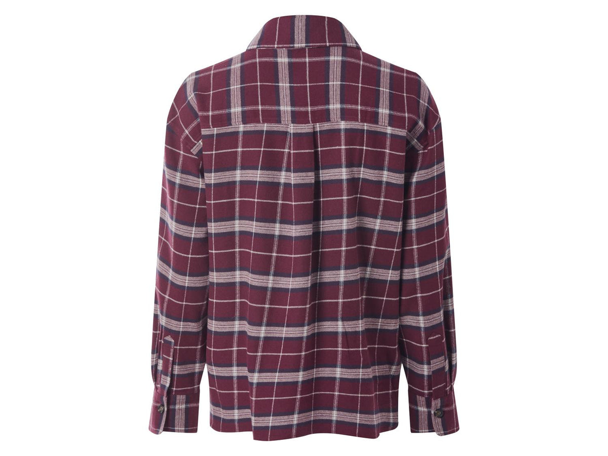 Chemise en flanelle oversize femme