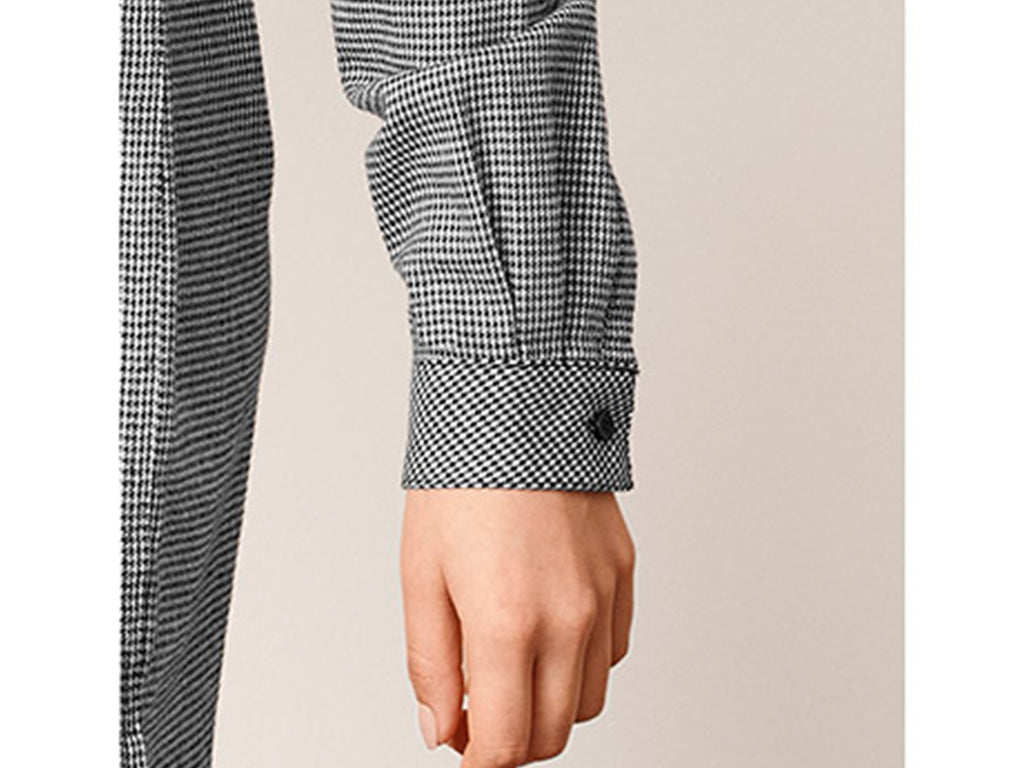 Chemise longue en flanelle femme