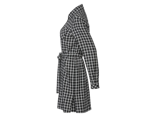 Chemise longue en flanelle femme