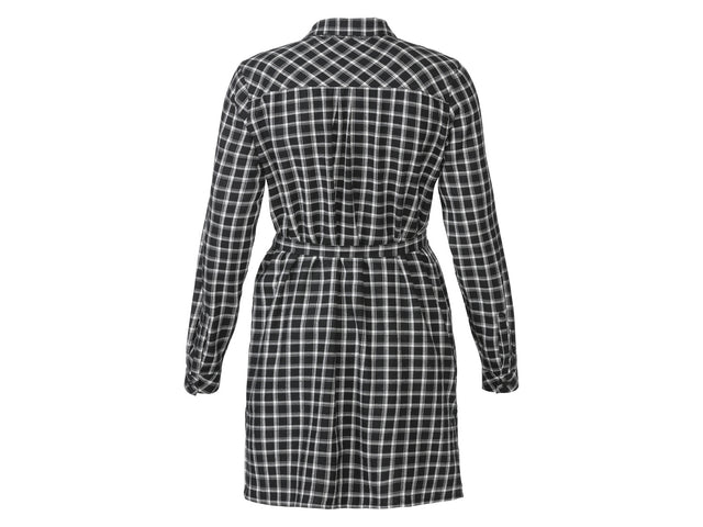 Chemise longue en flanelle femme