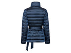 Doudoune légère avec ceinture femme