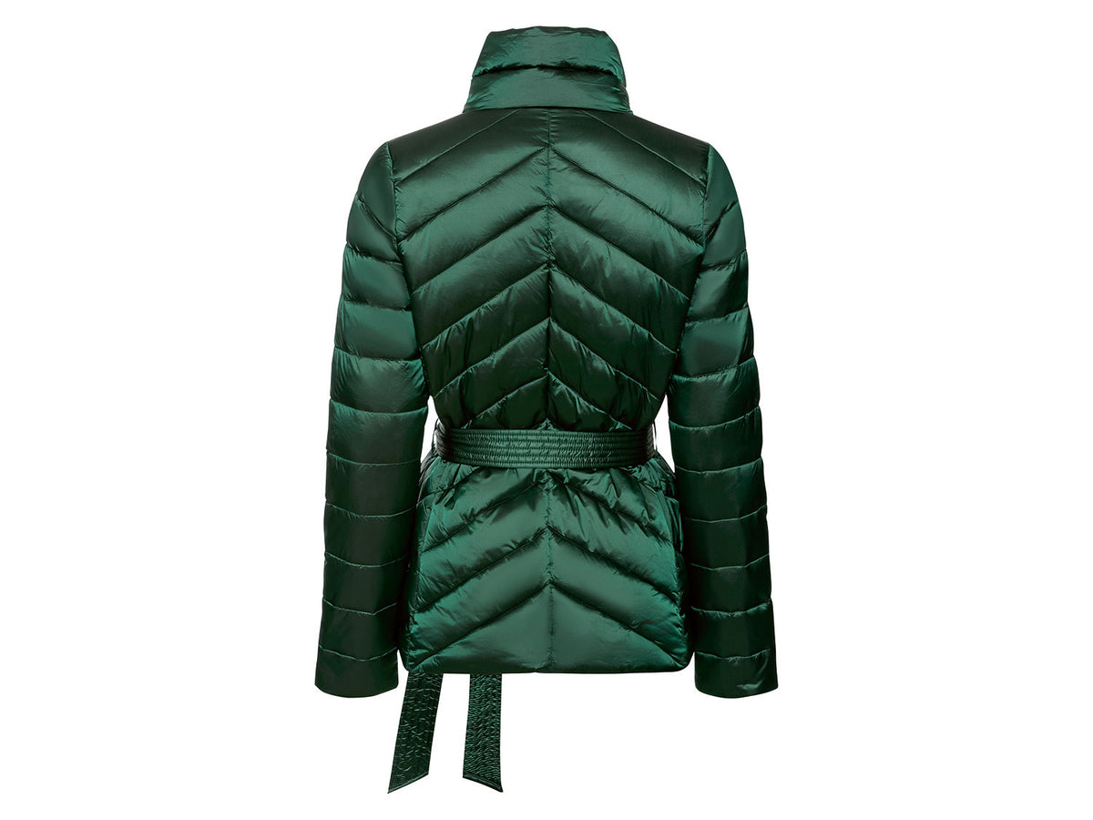Doudoune légère avec ceinture femme
