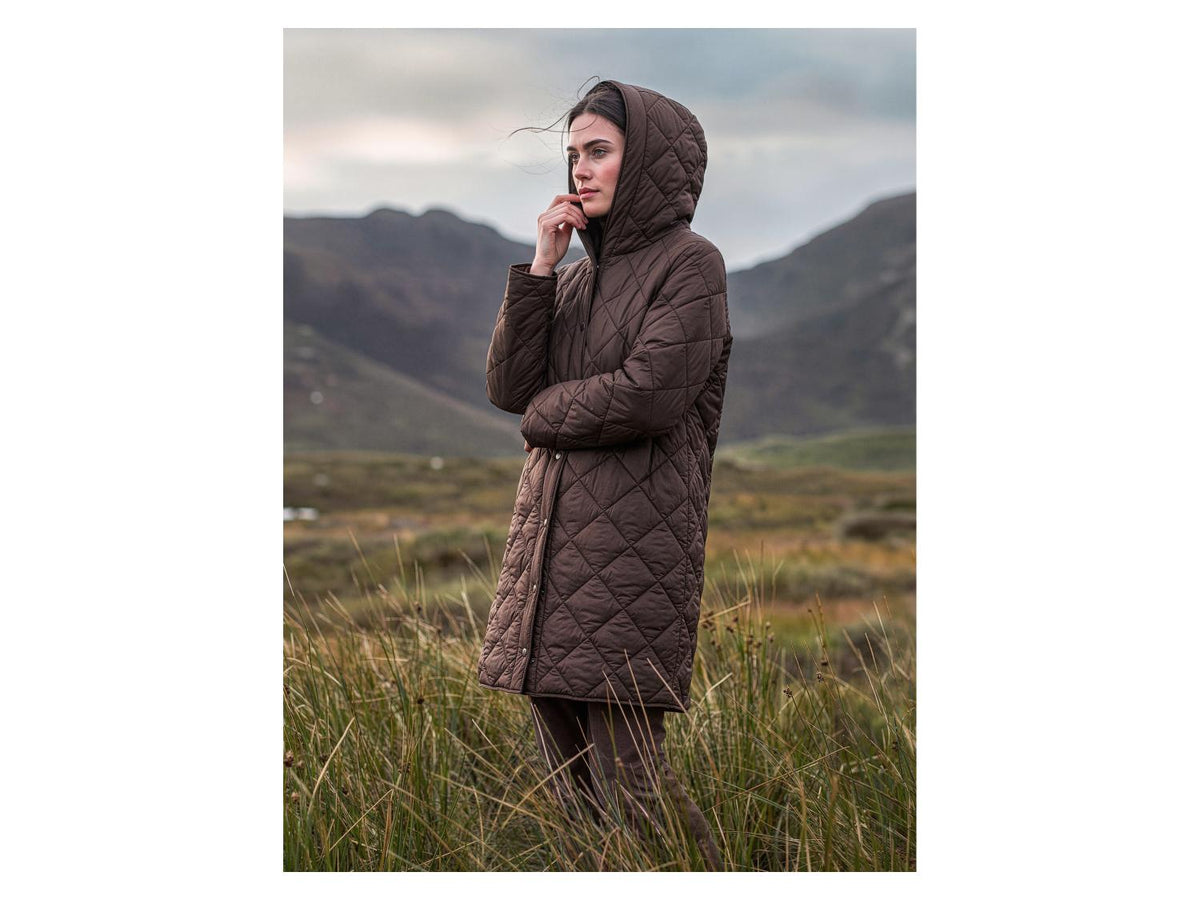 Doudoune longue légère femme