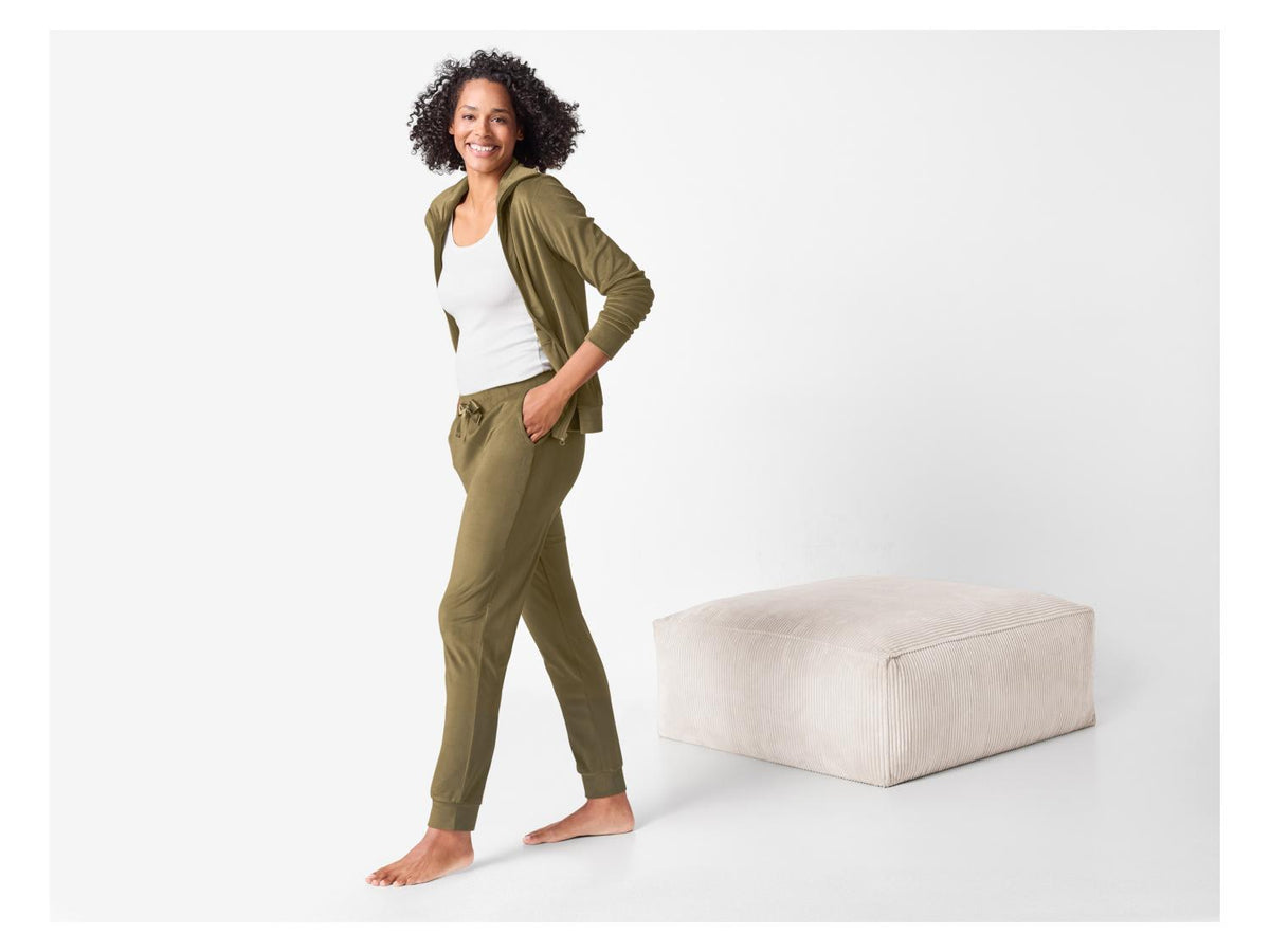 Ensemble détente en velours femme