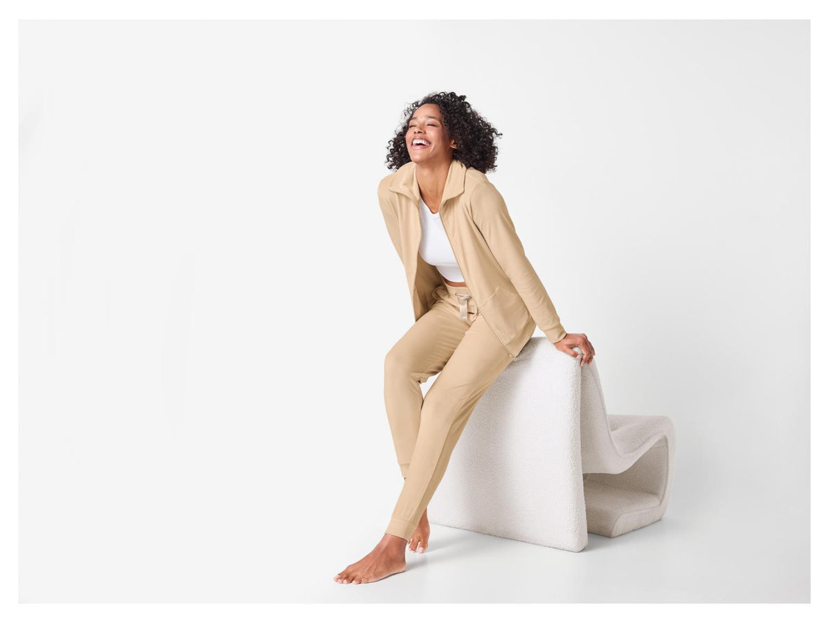 Ensemble détente en velours femme