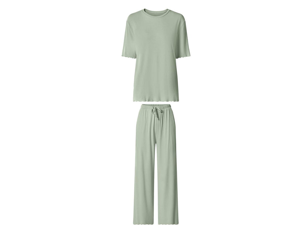 Ensemble pyjama côtelé Premium femme