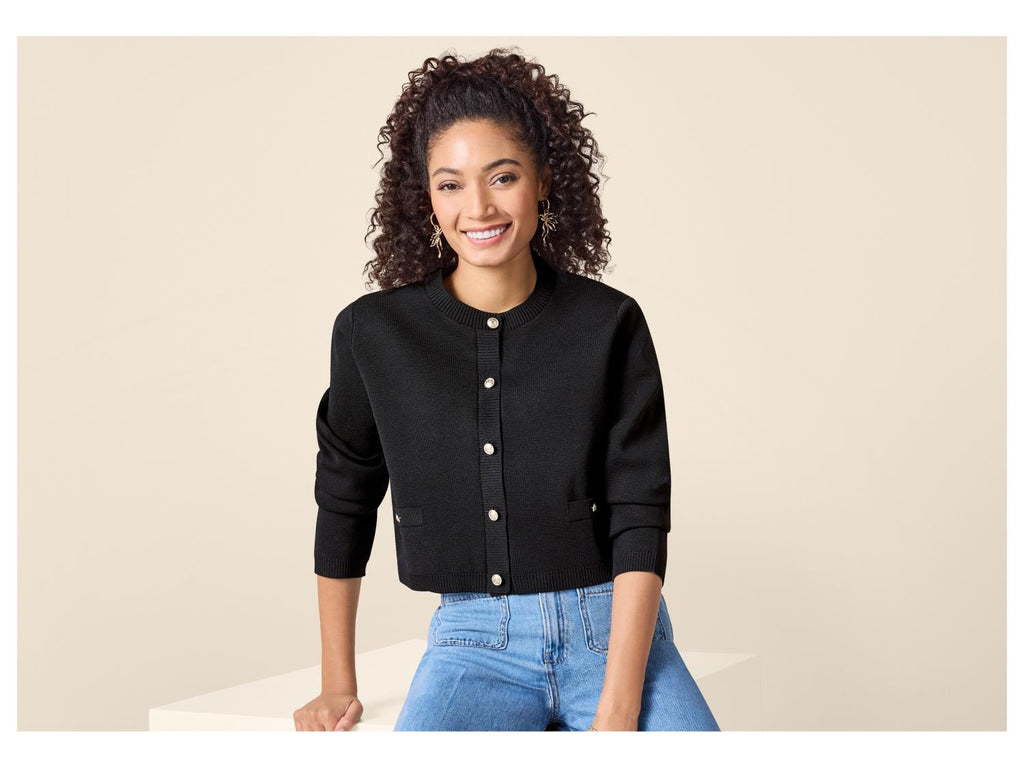 Gilet boutonné femme