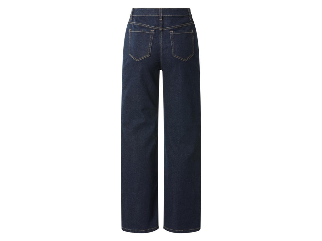 Jean large taille haute femme