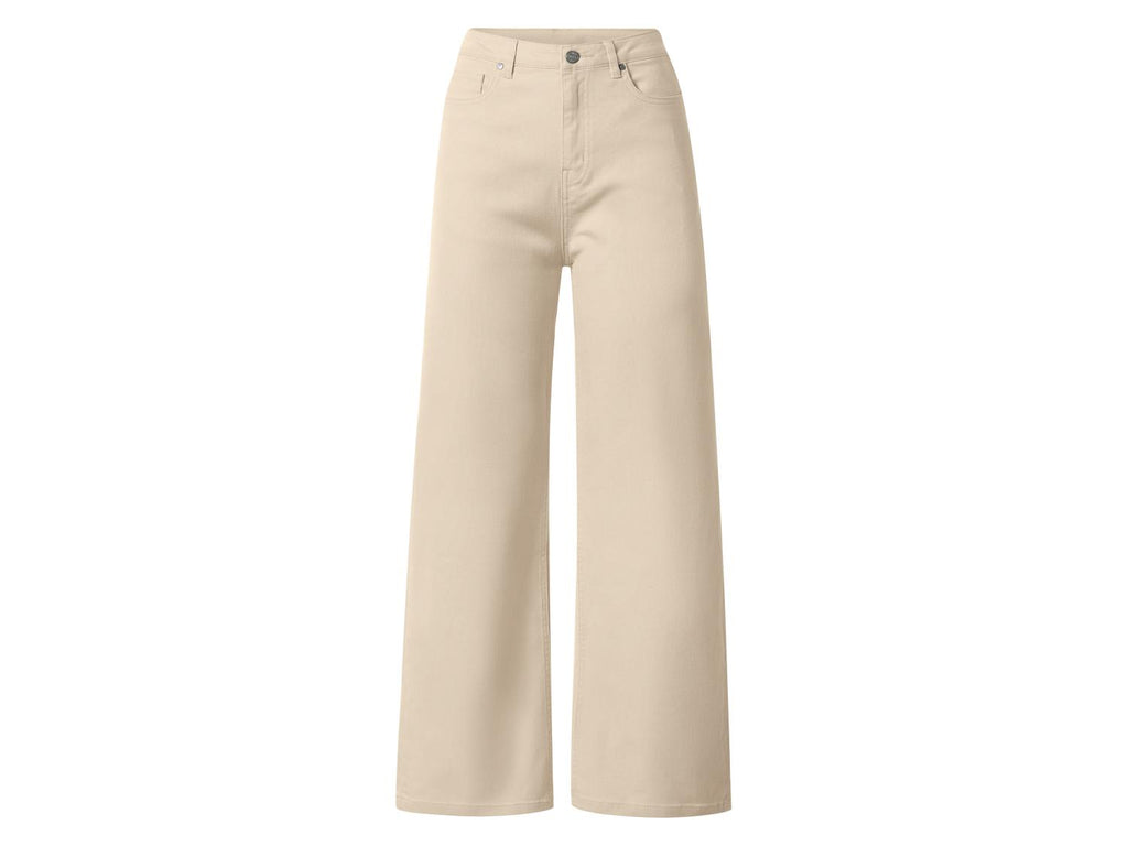 Jeans femme, wide leg, taille haute