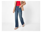 Jeans femme, wide leg, taille haute