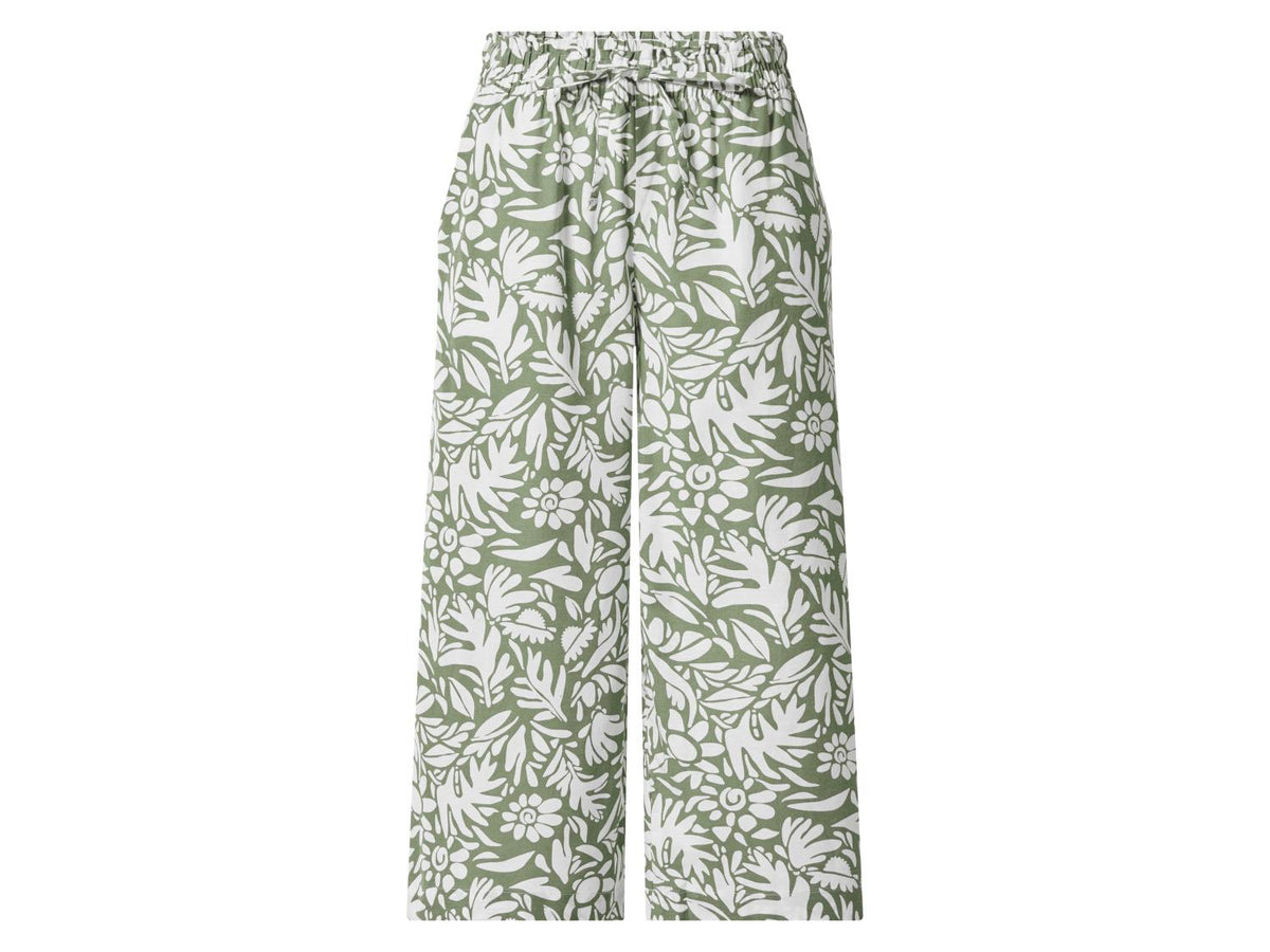 Jupe-culotte en lin Premium femme