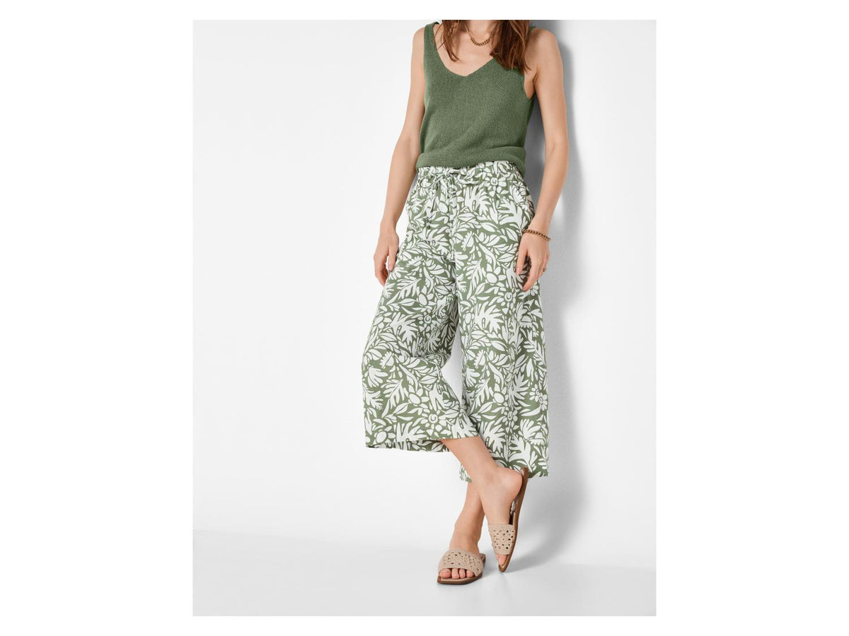 Jupe-culotte en lin Premium femme